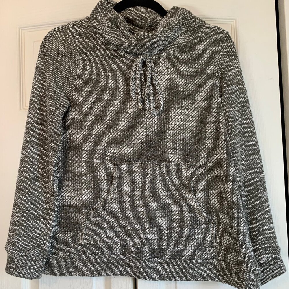 Stitch Fix Loveappella Draw String Funnel Neck Sweater